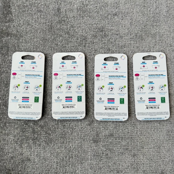 PopSockets Lot of 4 New Sealed Phone Grips Enamel Pop Sockets - Picture 4 of 4